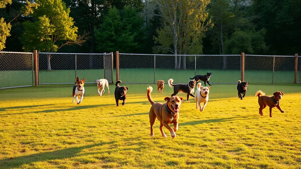 Dog Park at Sugg Farm dog park in Holly Springs, NC