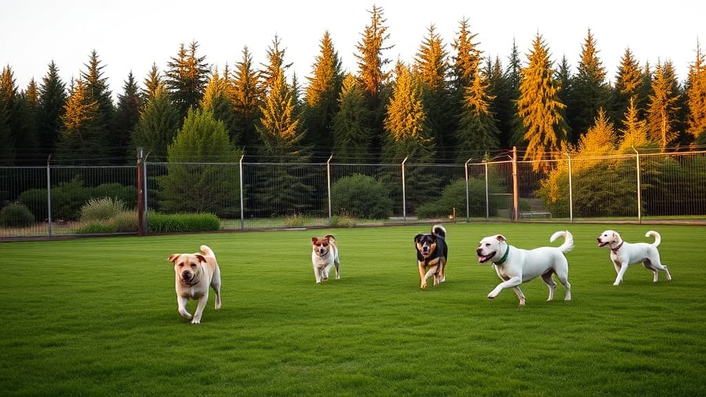 Love's Travel Stop dog park in Boardman, OR