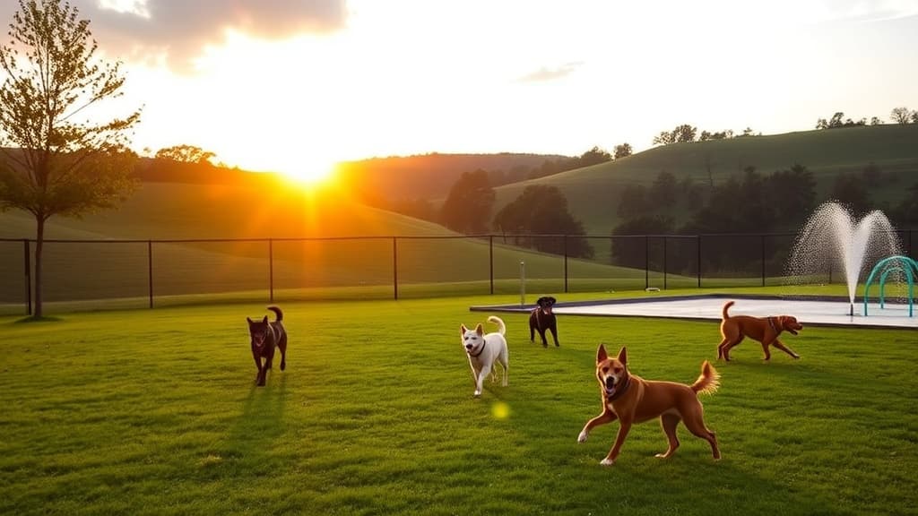 Henslee Park Dog Park dog park in Dickson, TN