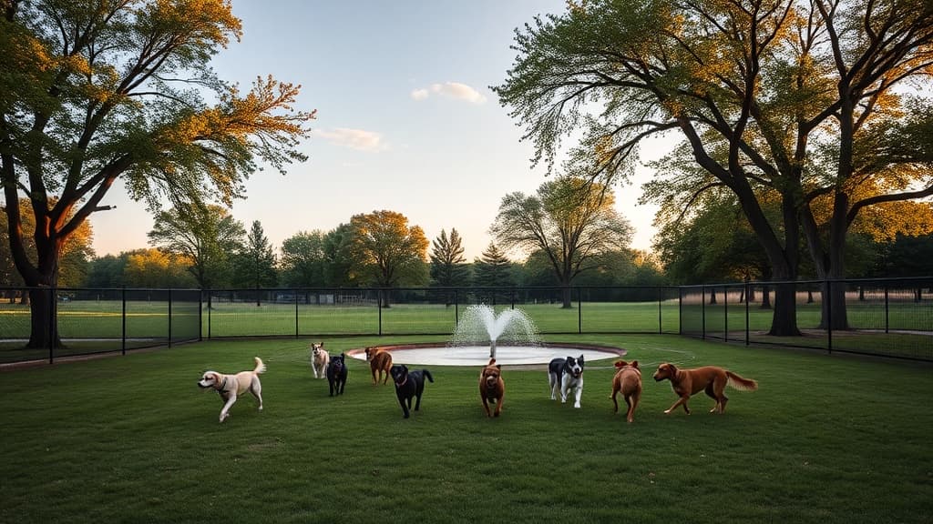 Rover Run Dog Park dog park in Machesney Park, IL
