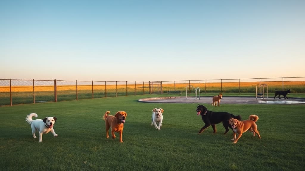 Dog Park at Village West Park dog park in Fargo, ND
