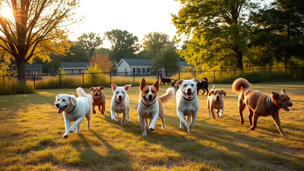 Washington "Bark" District dog park in Washington, IL