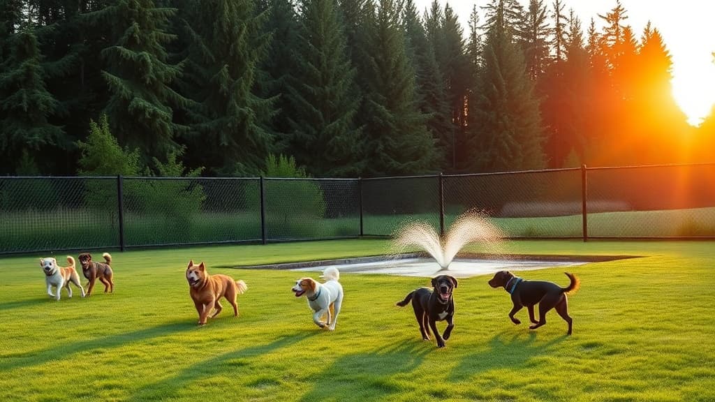 Dog Park at Candlelight Park dog park in Eugene, OR