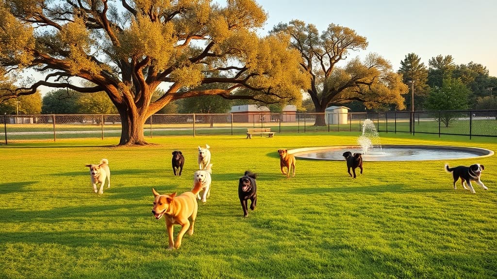 Cedar Bark Park dog park in Cedar Park, TX