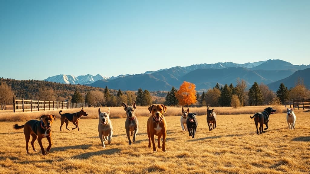 Dargen of the Dogs dog park in Colorado Springs, CO
