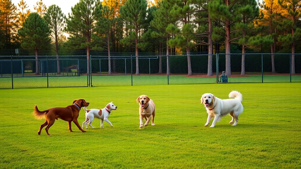 Guntersville Dog Park at Tom Jackson Park dog park in Guntersville, AL