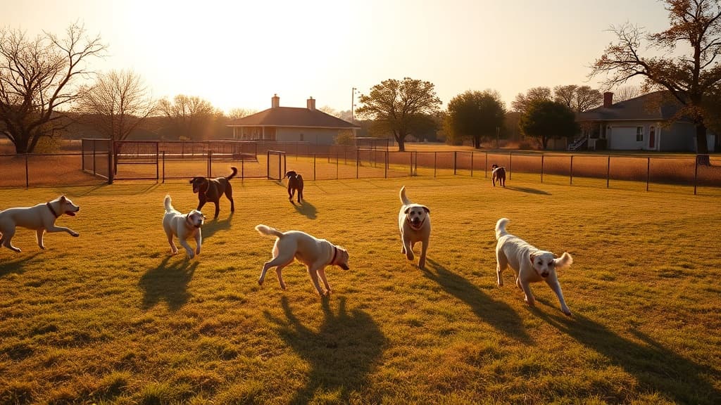 Woodcreek HOA Dog Park dog park in Fate, TX
