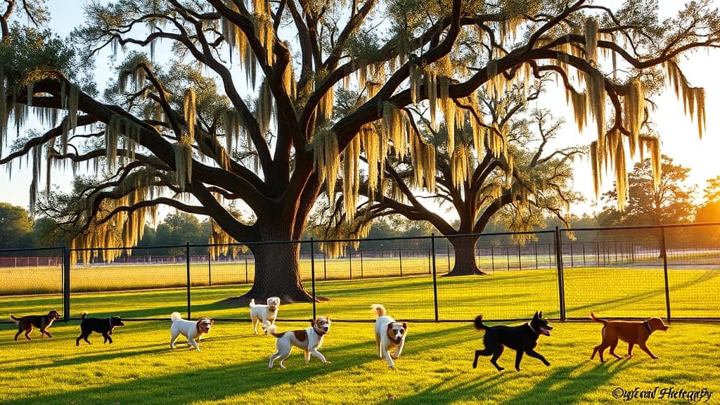Dog Park at Evans Towne Center Park dog park in Evans, GA