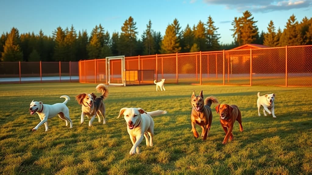 Ludington's Central Bark Park dog park in Ludington, MI