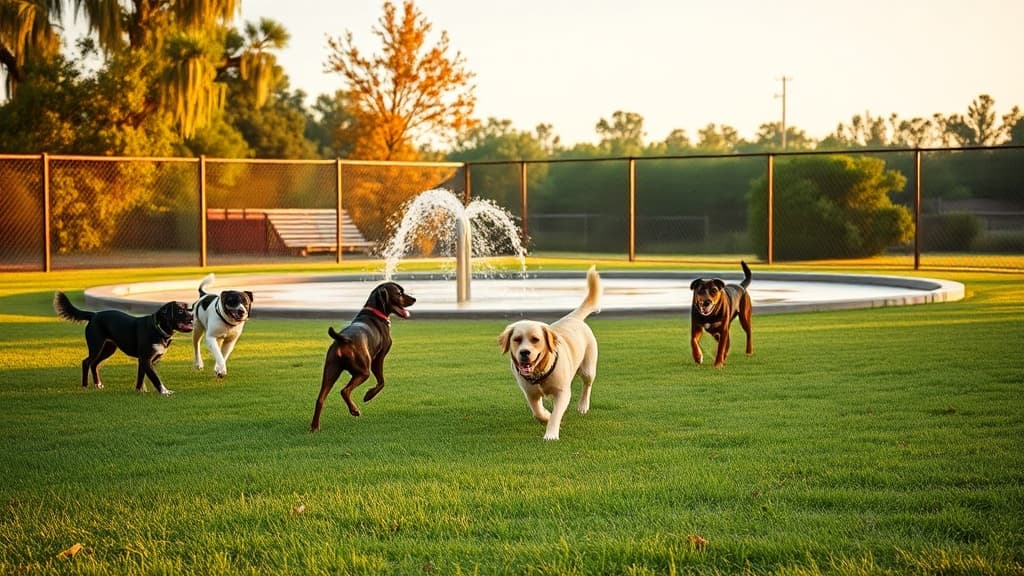 Raising Cane's Dog Park dog park in New Iberia, LA