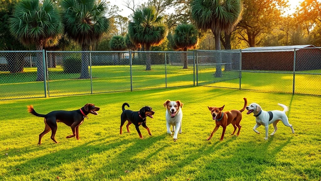 Love's Travel Stop dog park in Yemassee, SC