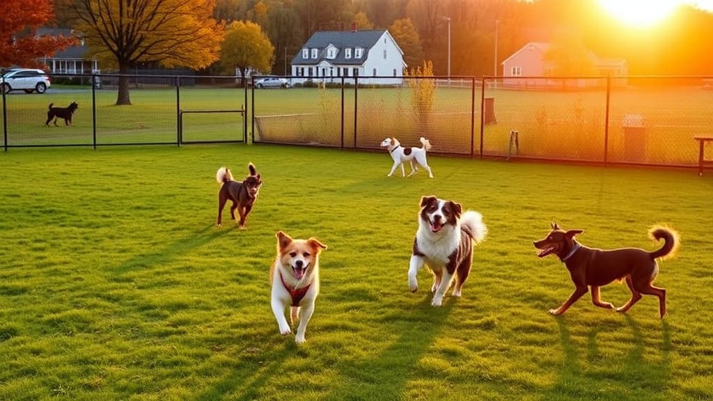 Dufresne Dog Park dog park in Granby, MA