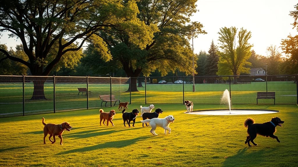 Hudson County Dog Park dog park in North Bergen, NJ