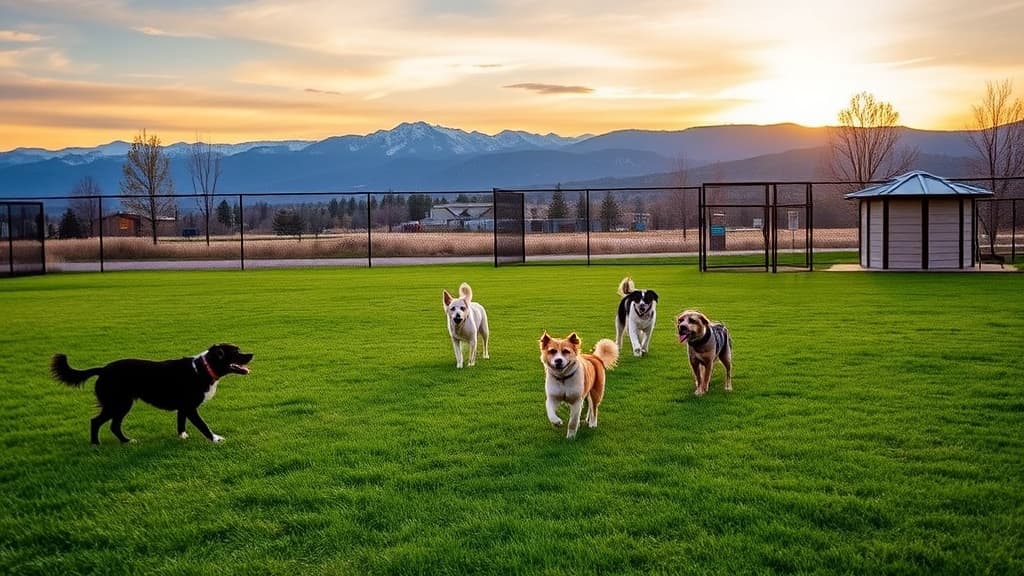 Rover's Run at Redstone Park dog park in Highlands Ranch, CO