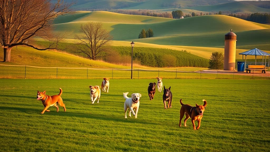 Dog Park dog park in Lake Mills, WI