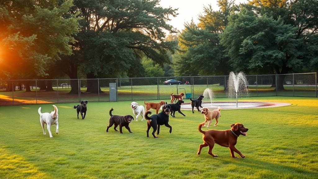 Dog Park at Echo Lake Park dog park in Mountainside, NJ