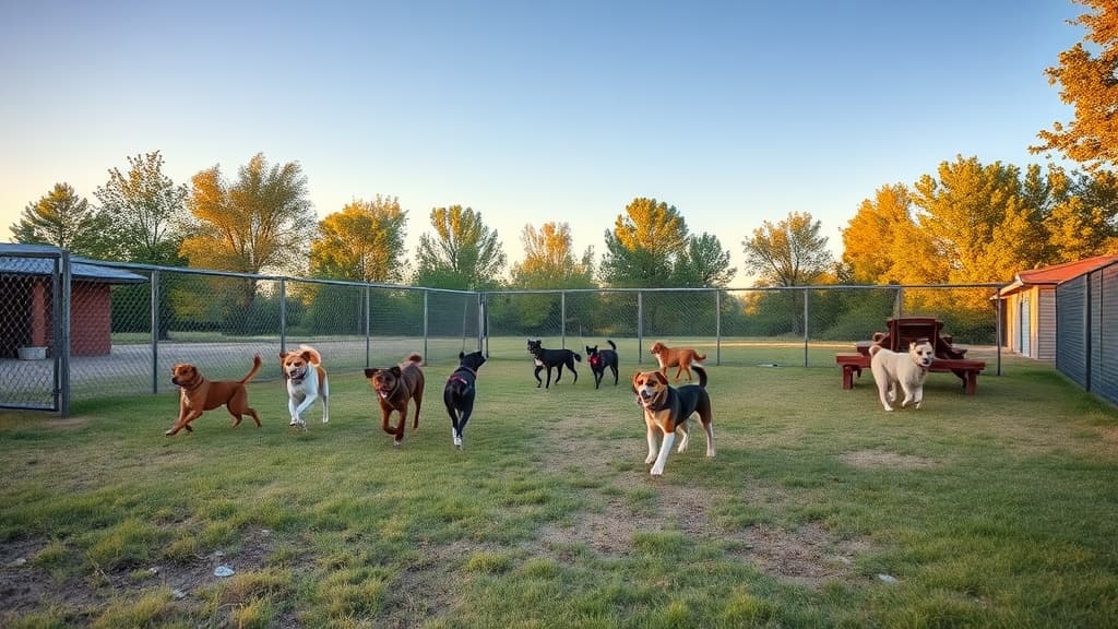 Bark Park dog park in Brookings, SD