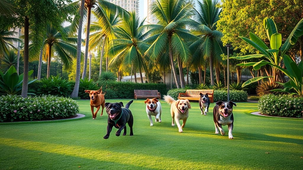 Bayfront Park DEog Park dog park in Miami, FL