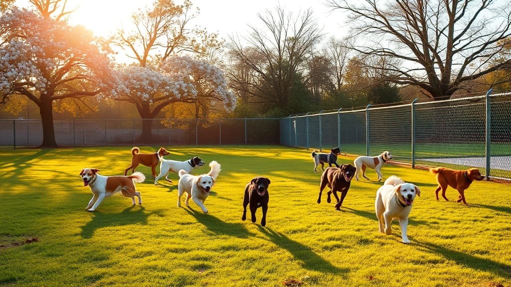 Love's Travel Stop dog park in Magee, MS