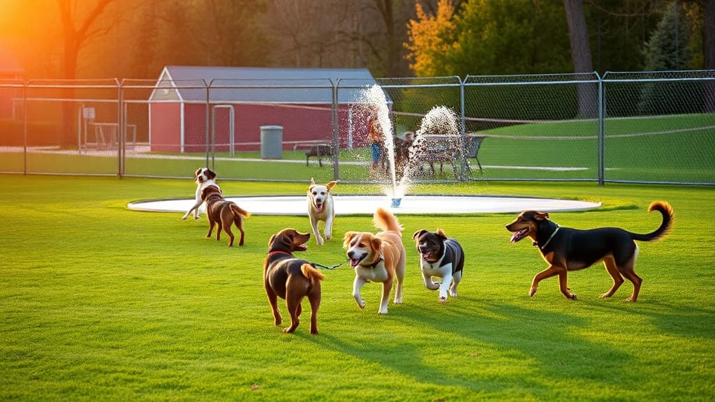 A Furry Tail Unleashed dog park in Hellertown, PA