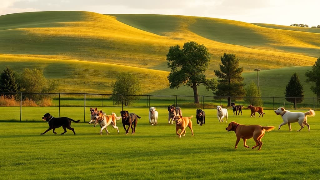 Dog Park dog park in West Bend, WI