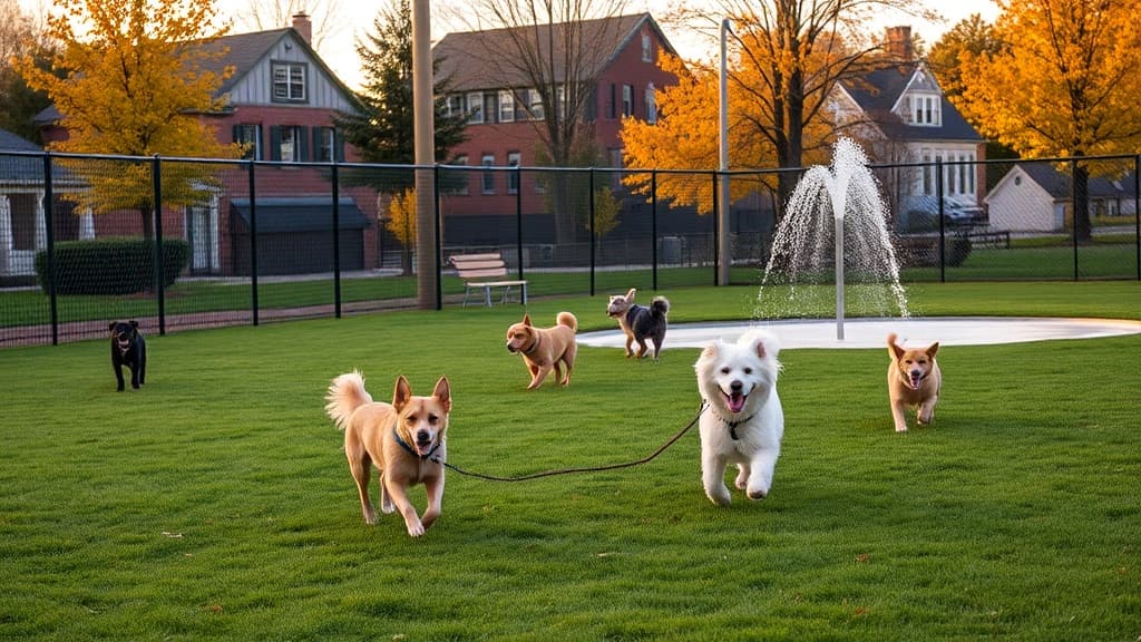 Zero New Washington Dog Park dog park in Somerville, MA