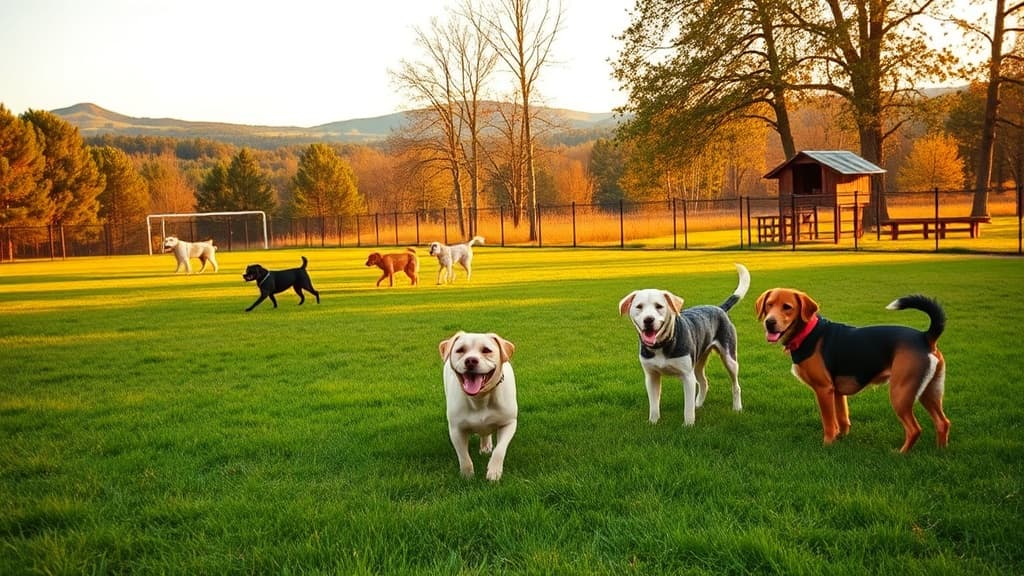 Veterans Memorial Park dog park in Woodbridge, VA