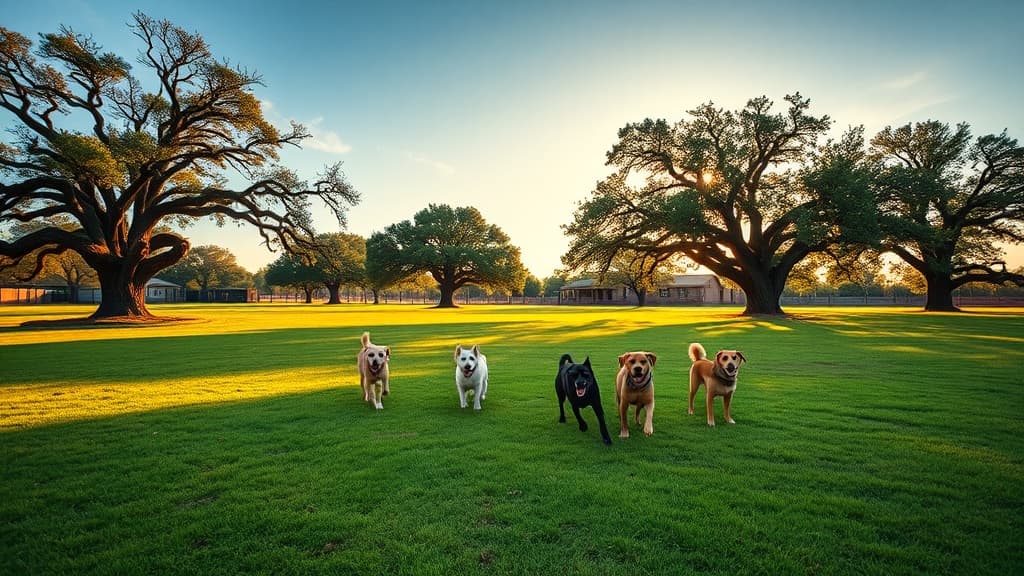 Allsup's Convenience Store dog park in Colorado City, TX