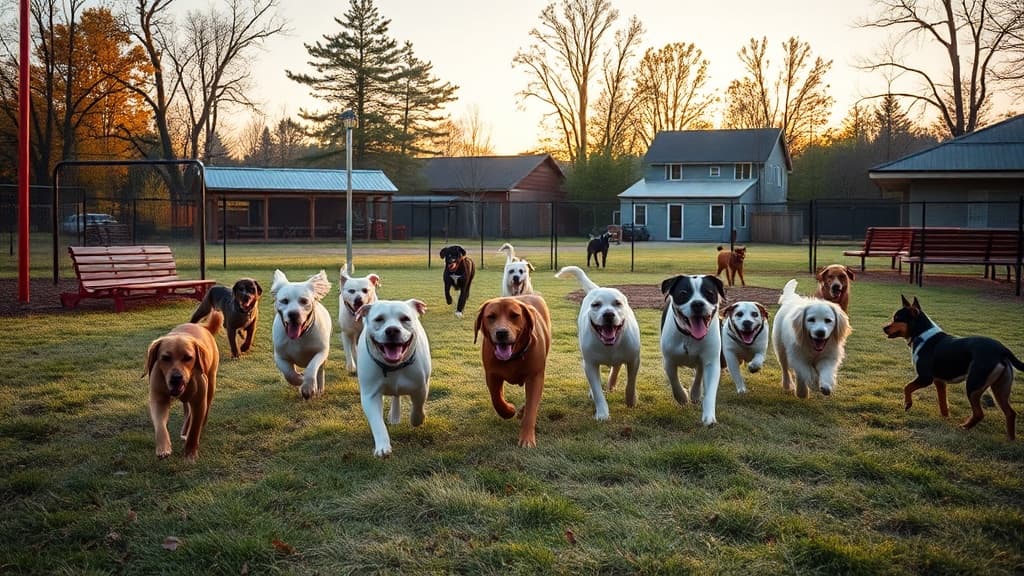 Bark Park dog park in Roswell, GA