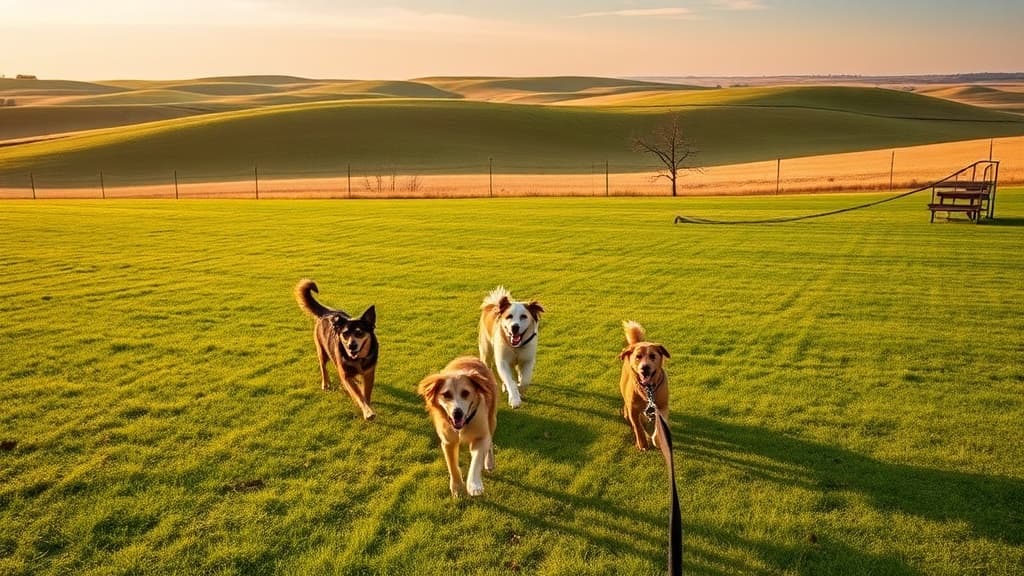 Jerry's Paw-some Playground dog park in Estherville, IA