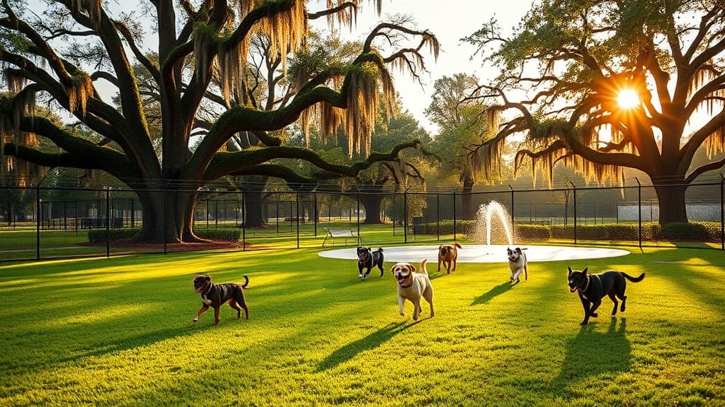 Mulberry Creek Park Dog Park dog park in Flowery Branch, GA