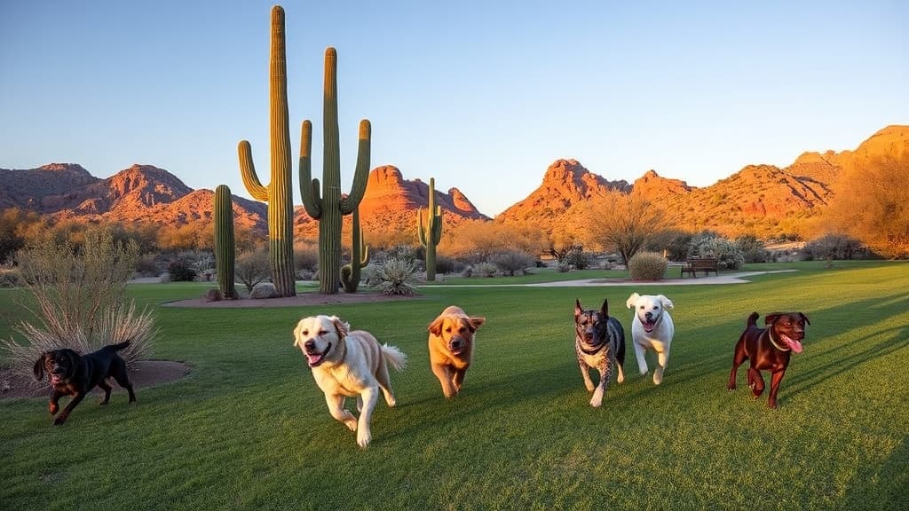 Dylan's Dog Park at SARA Park dog park in Lake Havasu City, AZ