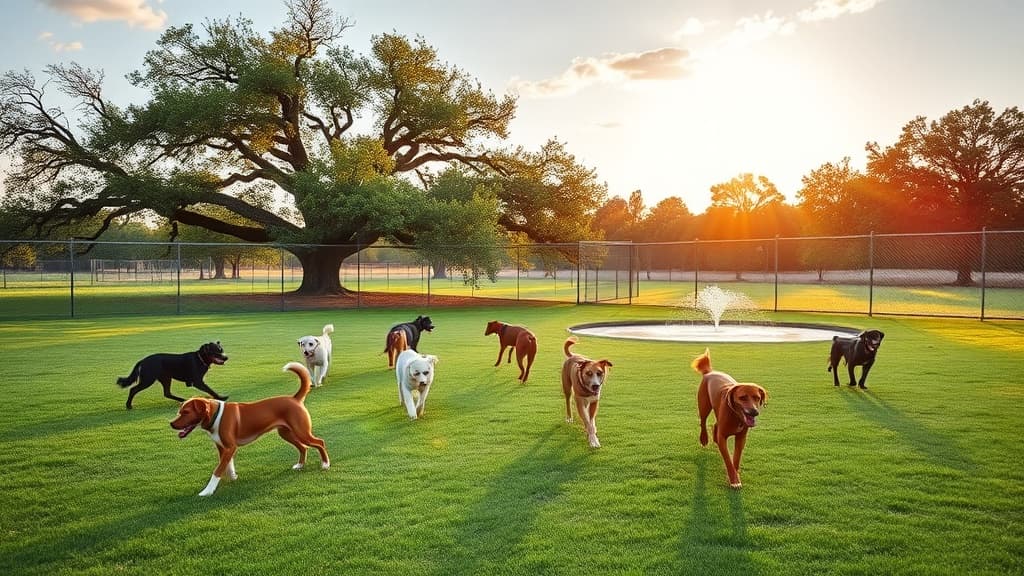 Dog Park at Tom Slick Park