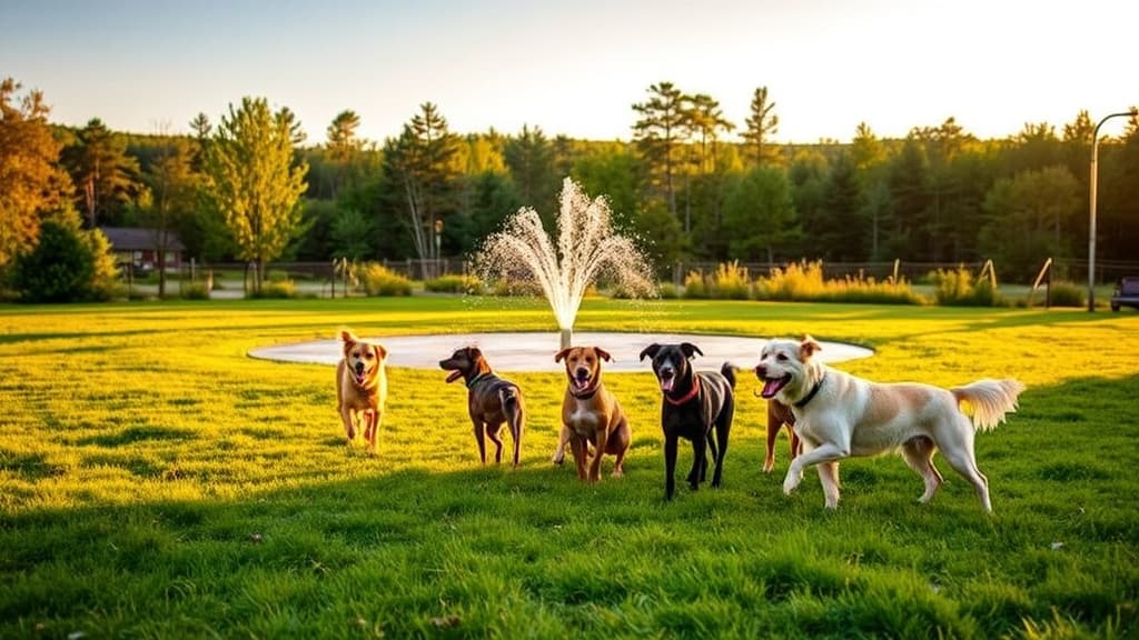 Stratham Hill Park dog park in Stratham, NH