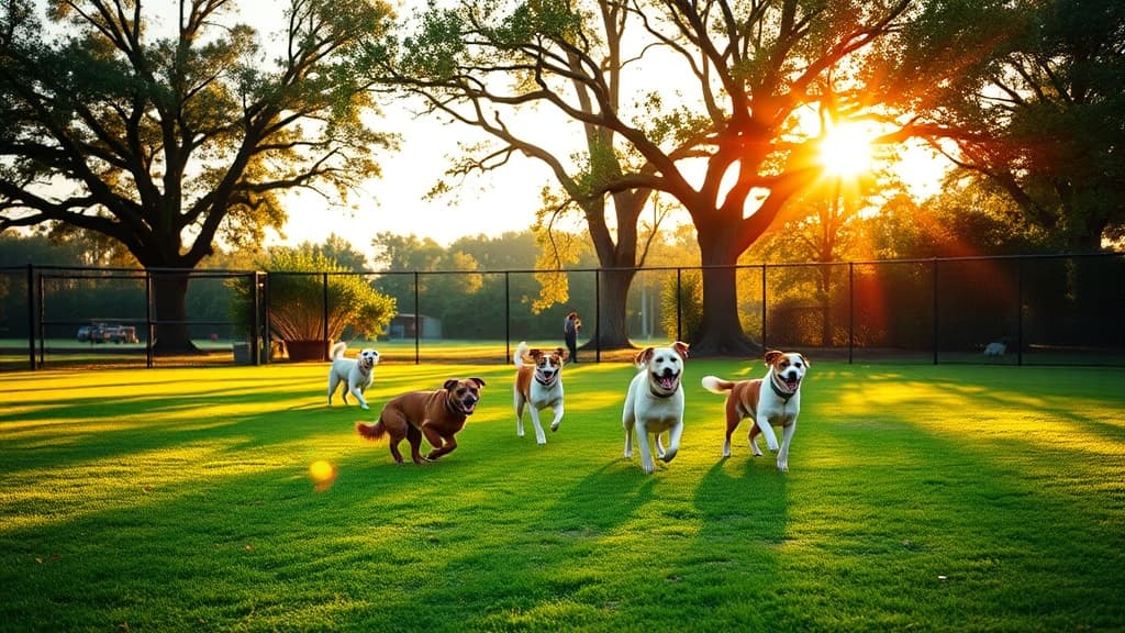 Dog Park at the Rez dog park in Ridgeland, MS