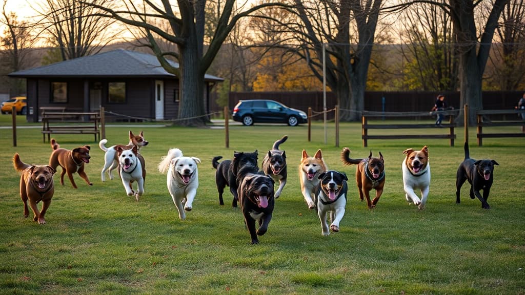 Tree City Bark Park (Large Dog) dog park in Greensburg, IN