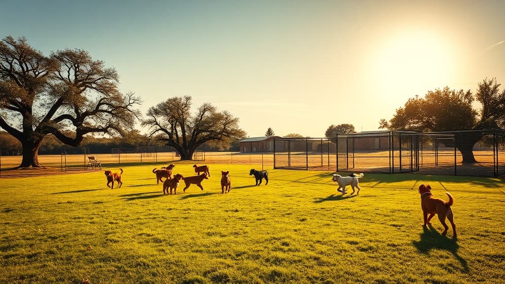 Love's Travel Stop dog park in Pecos, TX