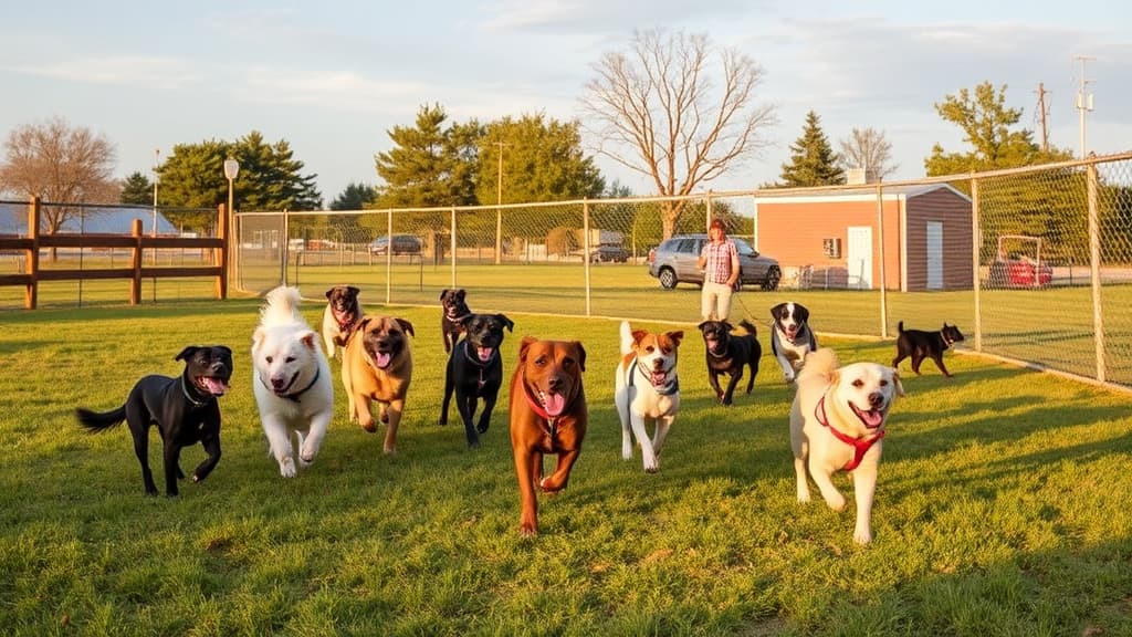 Love's Travel Stop Le Mars dog park in Le Mars, IA