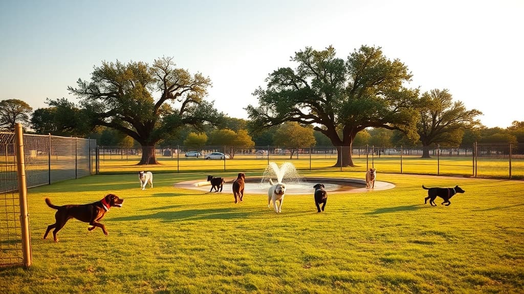 Animal Friends Dog Park dog park in Brenham, TX