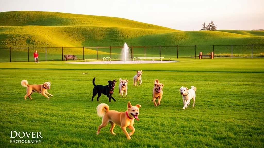 Dog Park at Tidbury Park dog park in Dover, DE