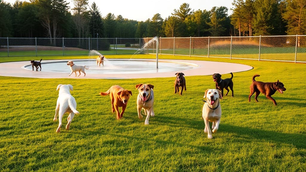 Dog Park at Coast Guard Park dog park in Spring Lake, MI