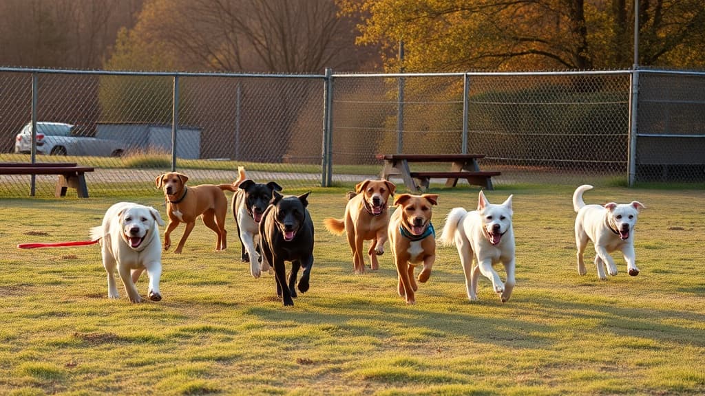 Dog Park at Hisey Park dog park in Waynesville, OH