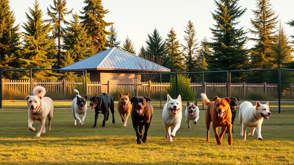 Pet Area dog park in Megler, WA