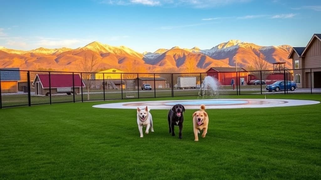 Fountain Creek Dog Park dog park in Fountain Neighborhood Plaza, CO