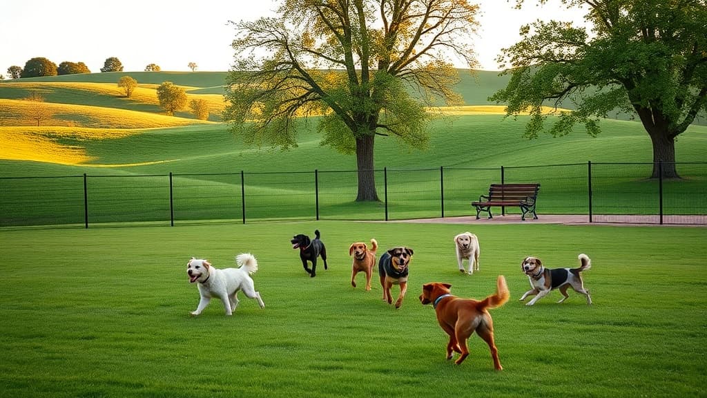 Bark Park at Wolf Run Regional Park dog park in Mount Vernon, OH