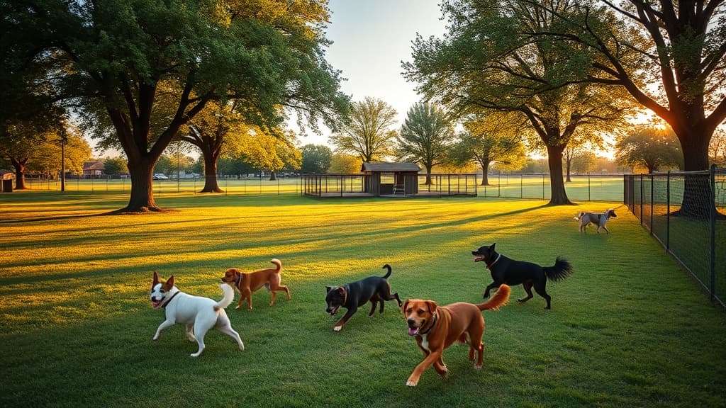 Miller Meadow Off-Leash Dog Area dog park in Forest Park, IL