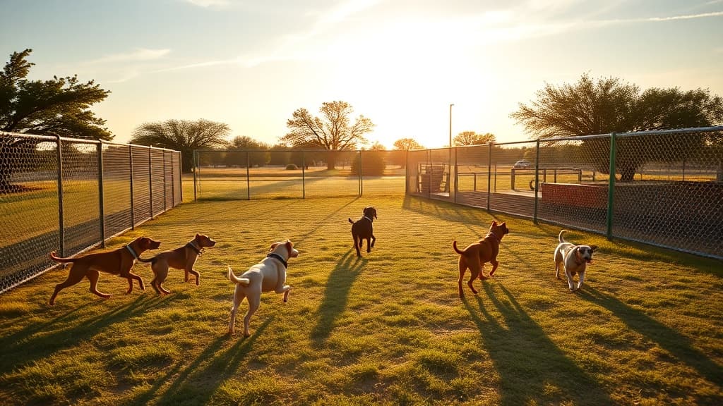 Doggie Bark Park dog park in Smithville, TX