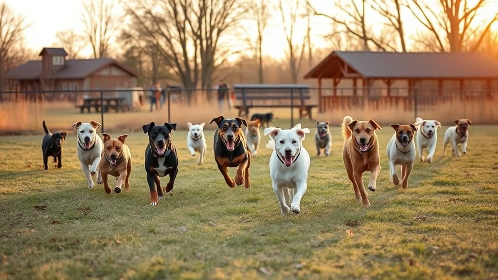 Duck Farm Dog Park dog park in Lindenhurst, IL