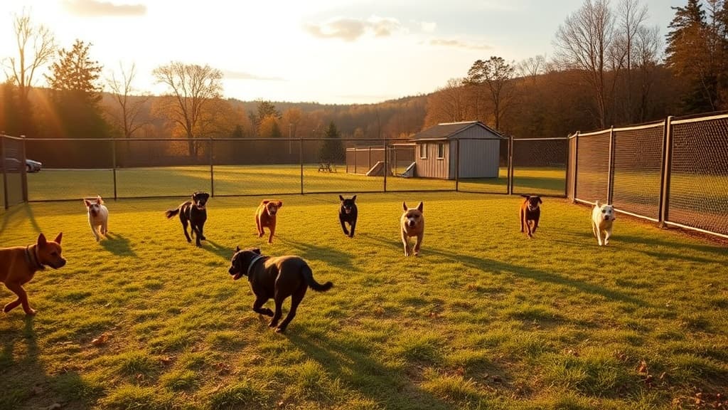 Dog Park at Bradys Run Park dog park in Beaver Falls, PA