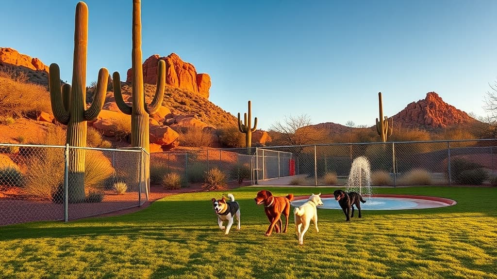 Miko's Corner Playground dog park in Tucson, AZ